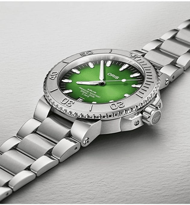 Oris Oris Aquis Payoon Limited Edition 01 400 7763 4117-Set , наручные мужские часы фото под углом